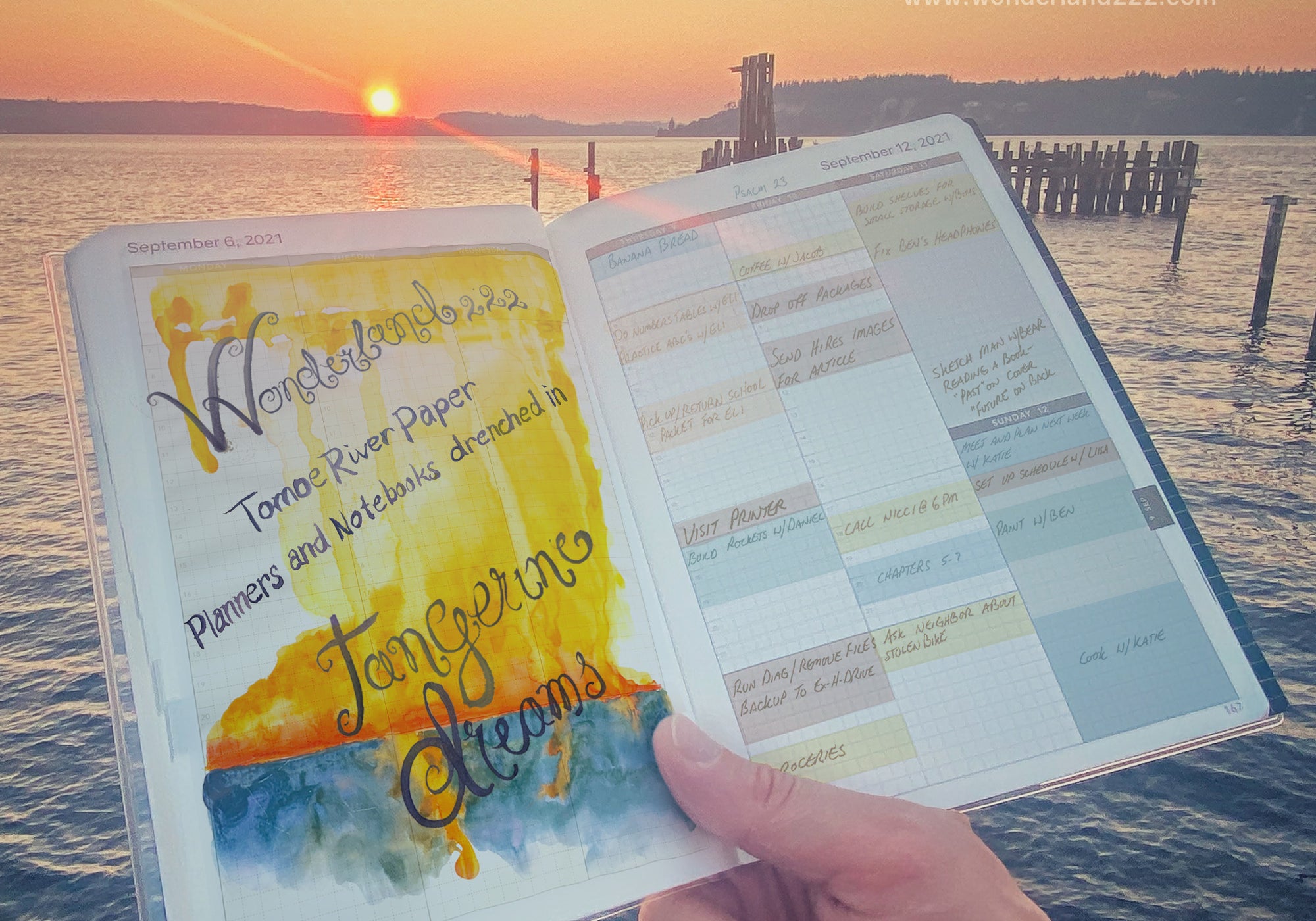 2021 A5 B6 Tomoe River Paper Planners and Notebooks by Wonderland 222