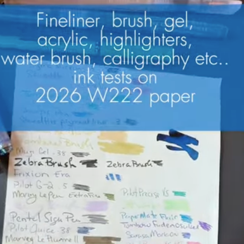2026 Wonderland 222 New Paper Test - Journaling & Planning Pens, Highlighters, Fineliners and more