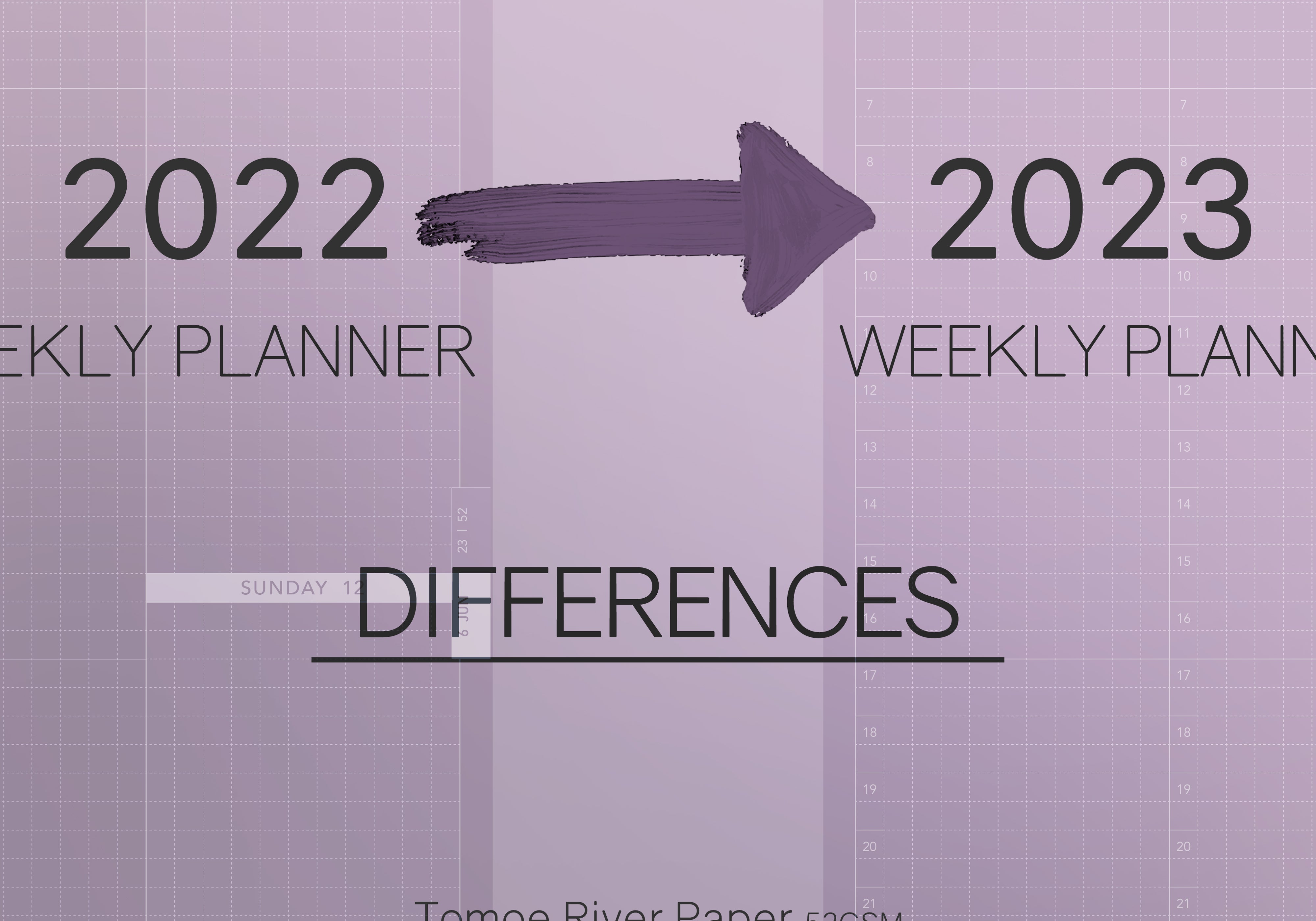 Weekly Planner Changes Heading Into 2023!
