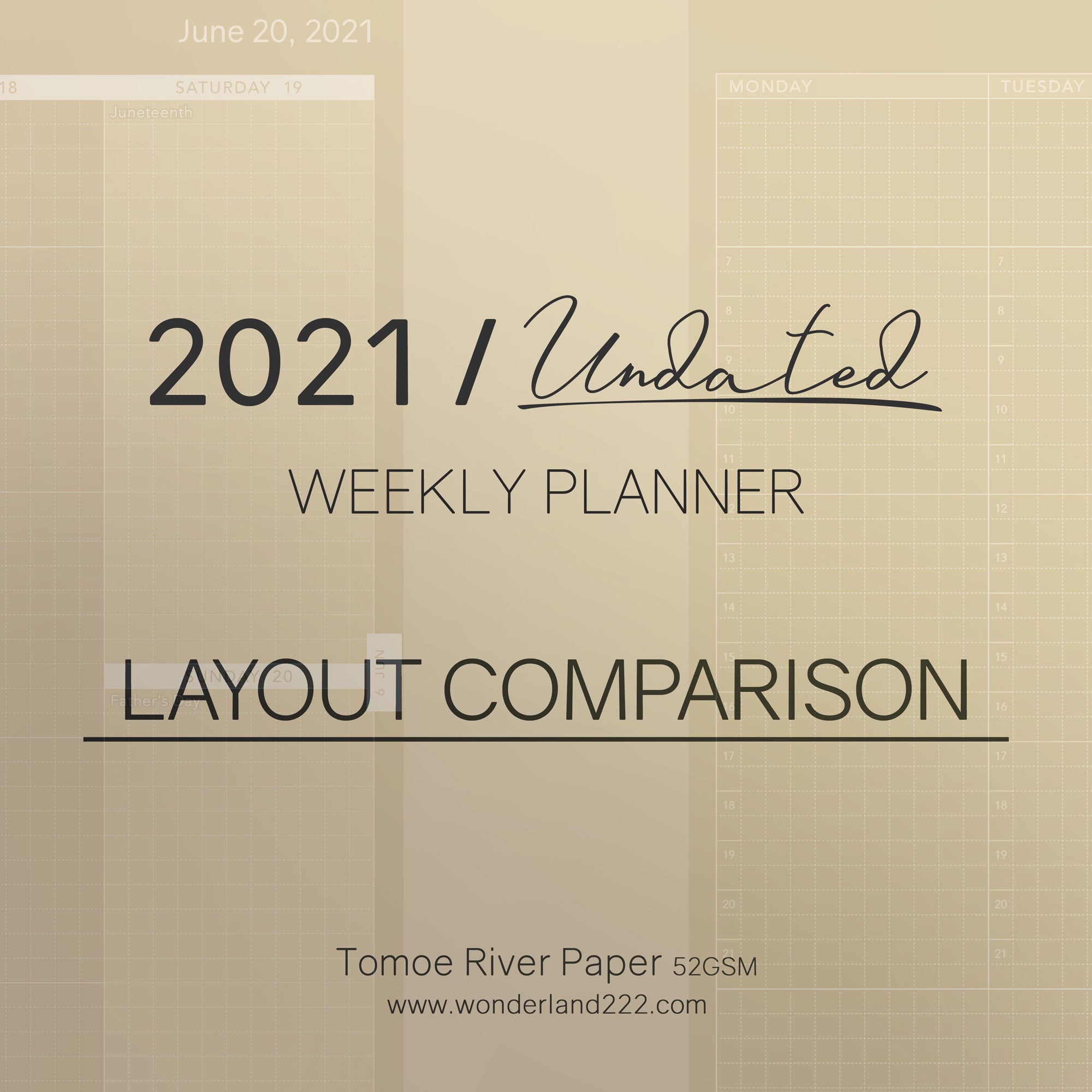 What to Expect With the Undated Planners