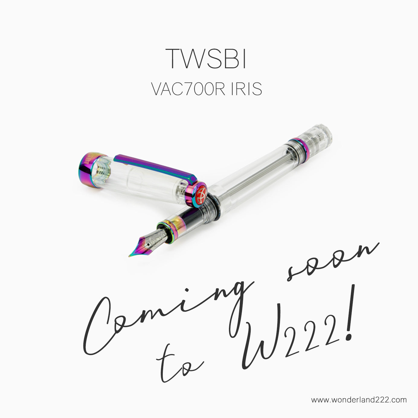 Coming soon!  TWSBI Limited VAC700R Iris and the New Lilac ECO