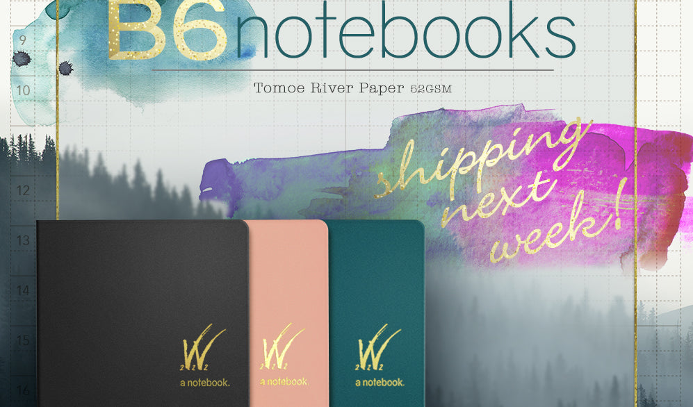 B6 Tomoe River Paper Notebook Shipping up date by Wonderland 222