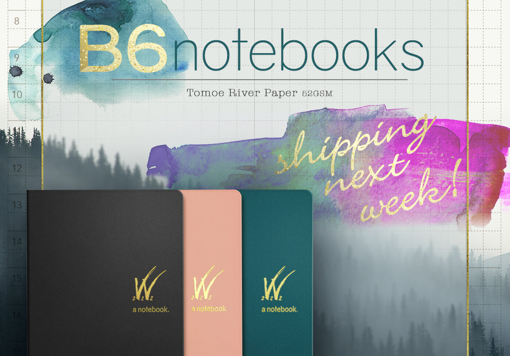B6 Tomoe River Paper Notebook Shipping up date by Wonderland 222