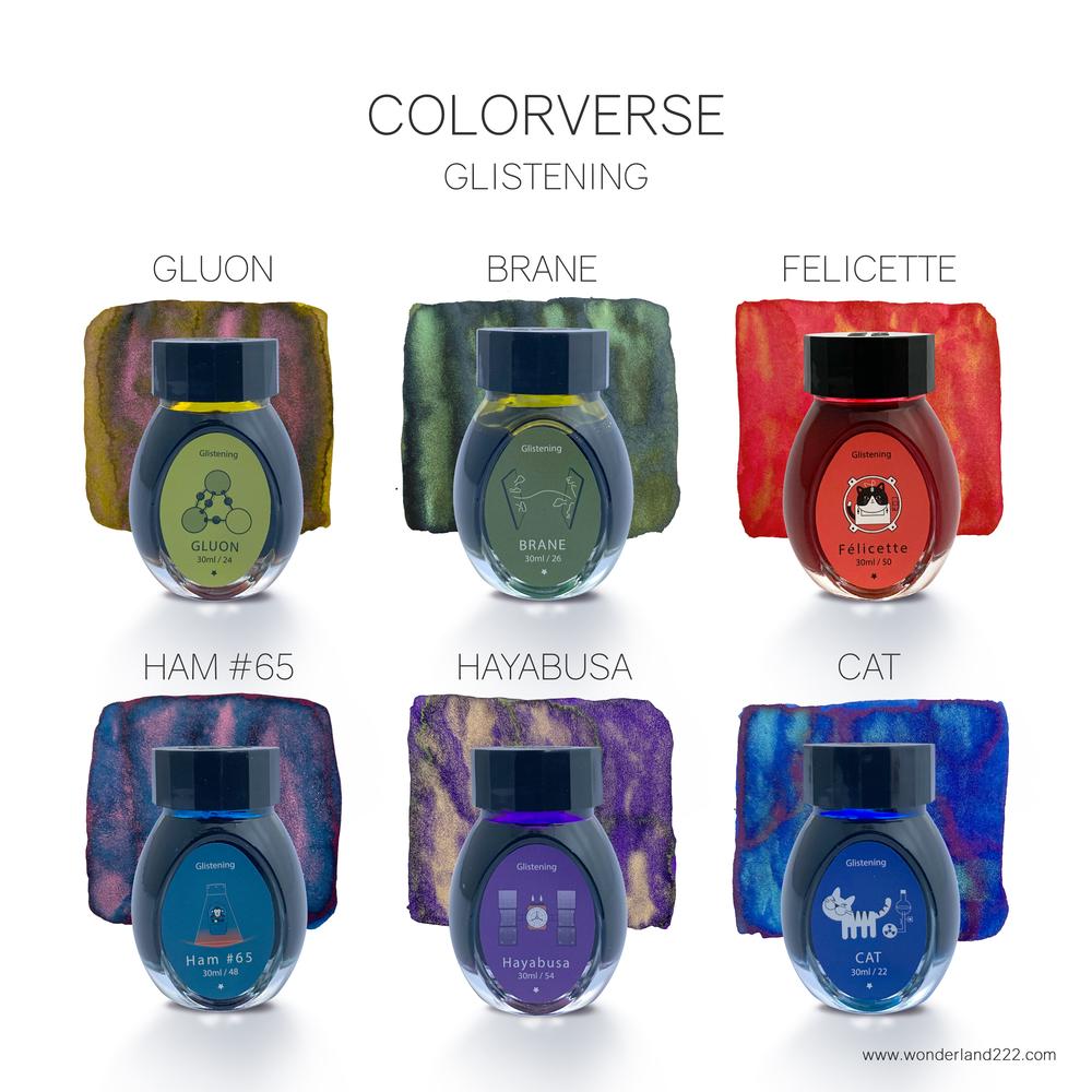 Just In!  Six new Glistening COLORVERSE Inks