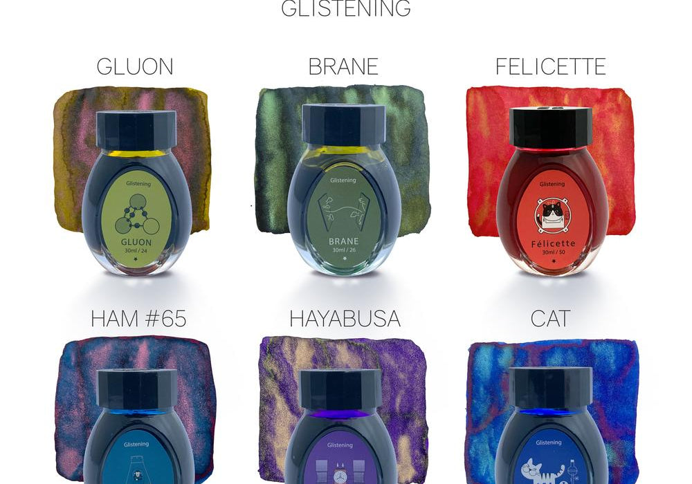 Just In!  Six new Glistening COLORVERSE Inks
