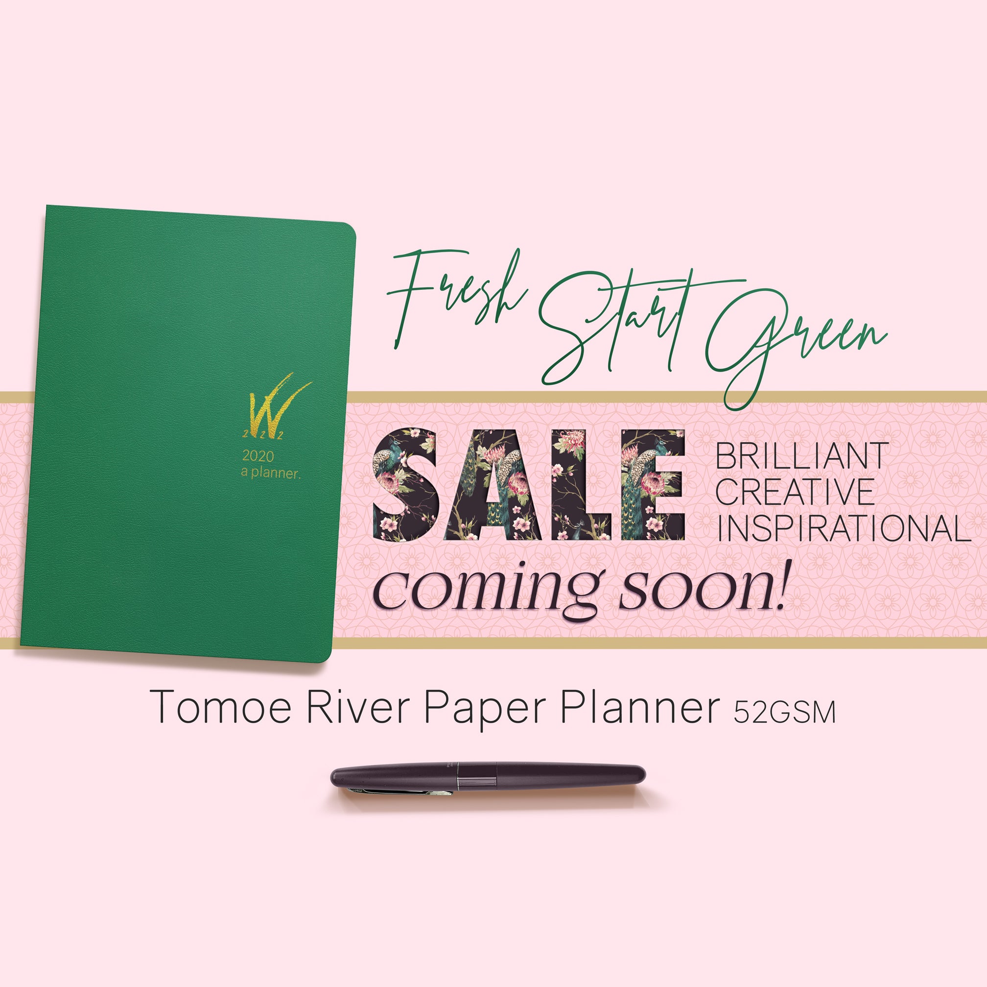 Spring planner sale at wonderland 222.  2020 A5 Tomoe River Paper Planner Spring Sale coming soon
