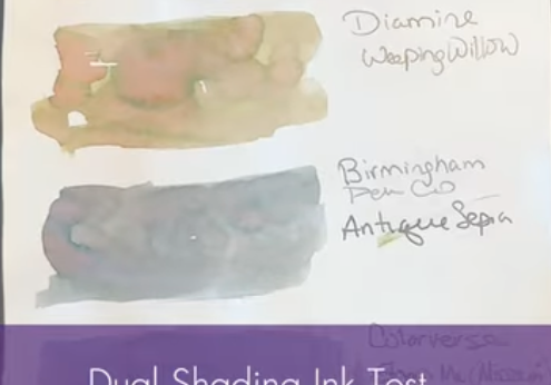 2026 Wonderland 222 New Paper Test - Dual Shader Fountain Pen Inks