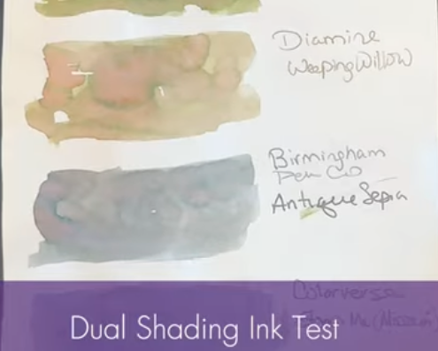 2026 Wonderland 222 New Paper Test - Dual Shader Fountain Pen Inks
