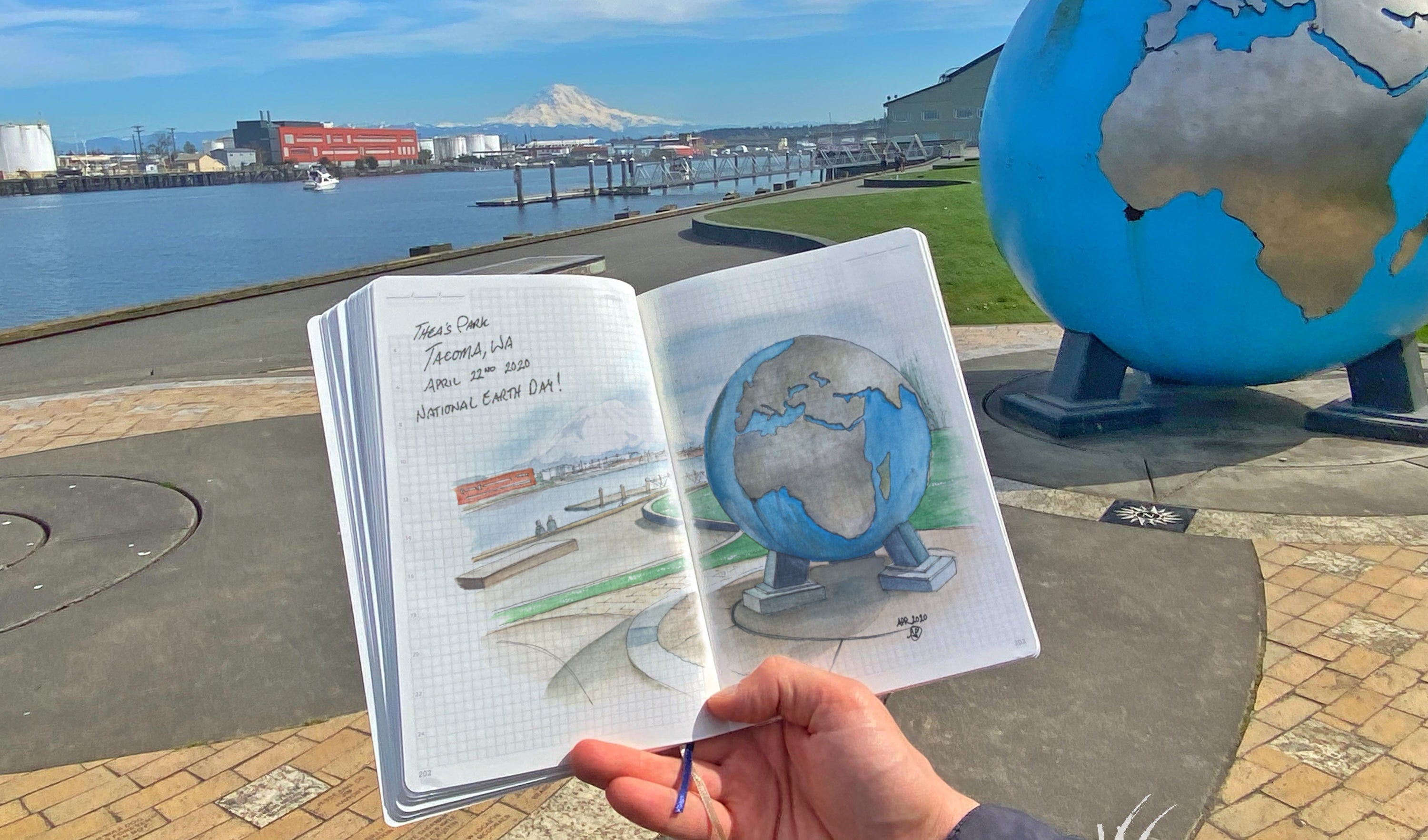 Earth Day Journal Sketch
