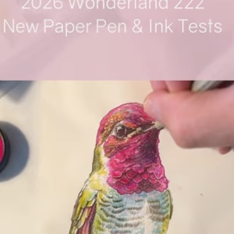 2026 Wonderland 222 New Paper Test - Watercolors
