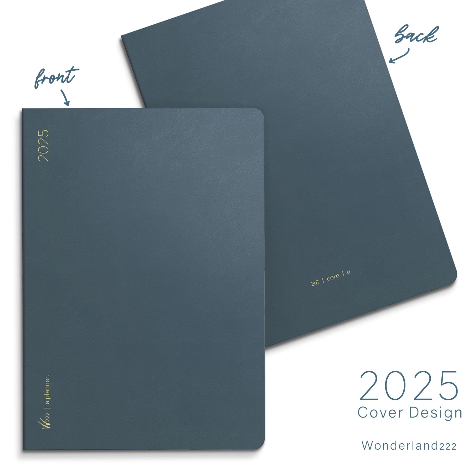 Wonderland 222 Planner and Notebook lineup for 2025 featuring tomoe river paper