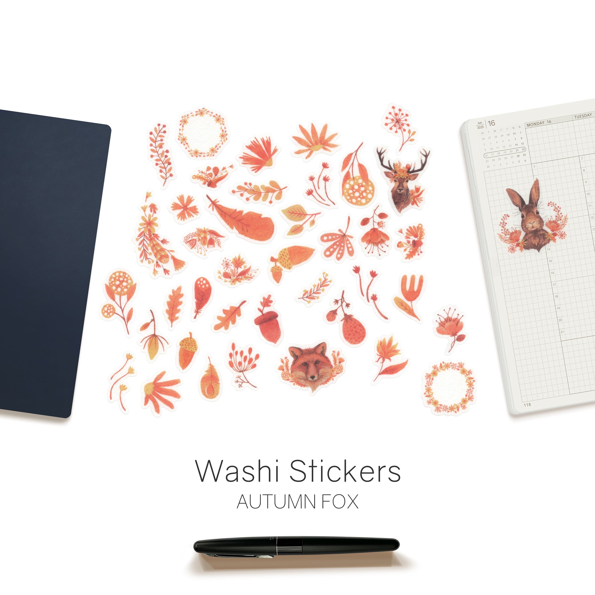 Watercolor - Washi Stickers