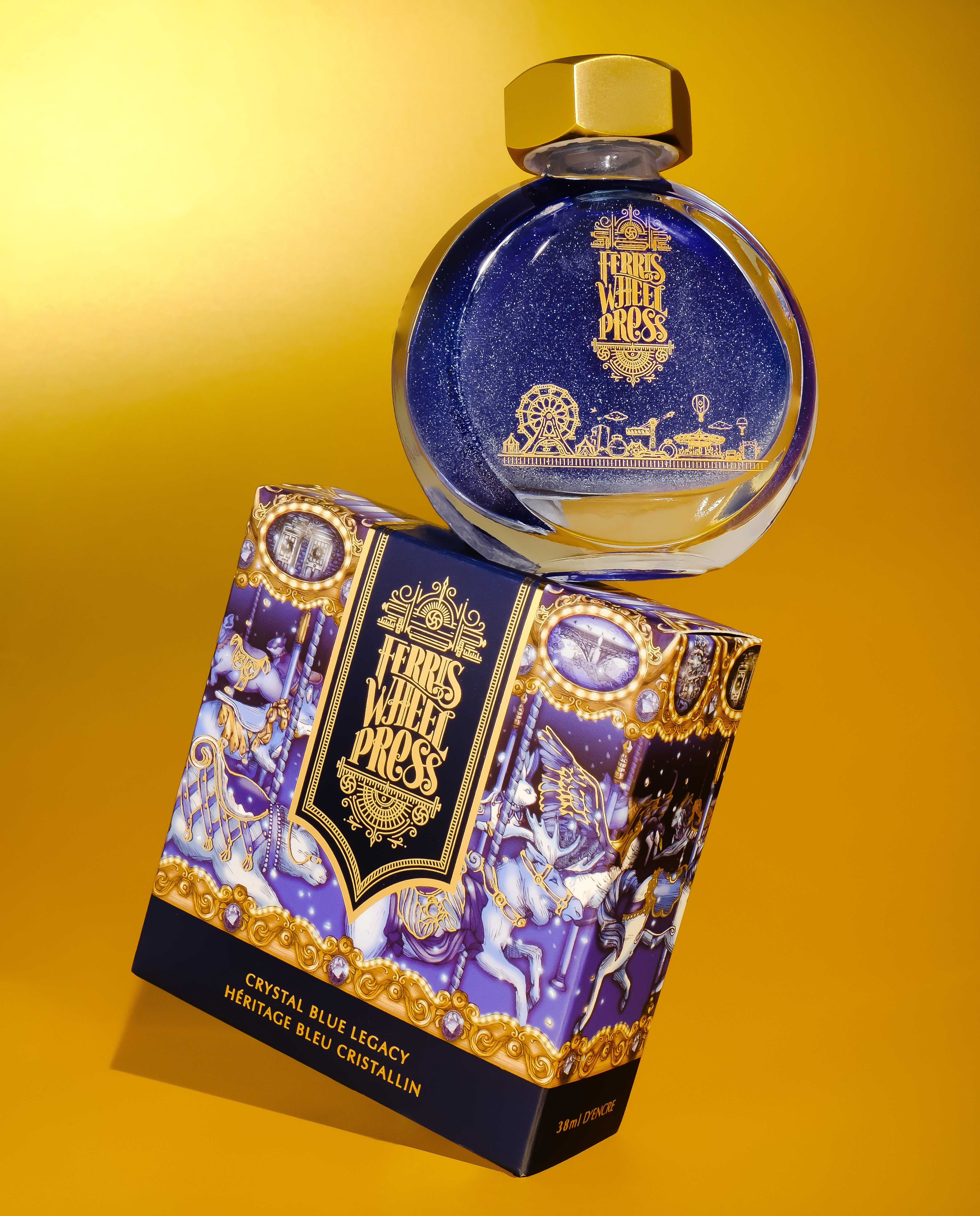 Ferris Wheel Press Crystal Blue Legacy Ink 38ml | Wonderland 222