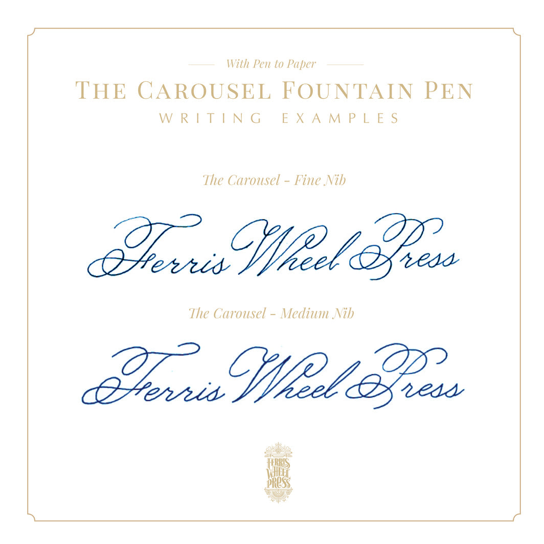 Ferris Wheel Press | Carousel Fountain Pen | LIMITED EDITION | Brilliant Beanstalk