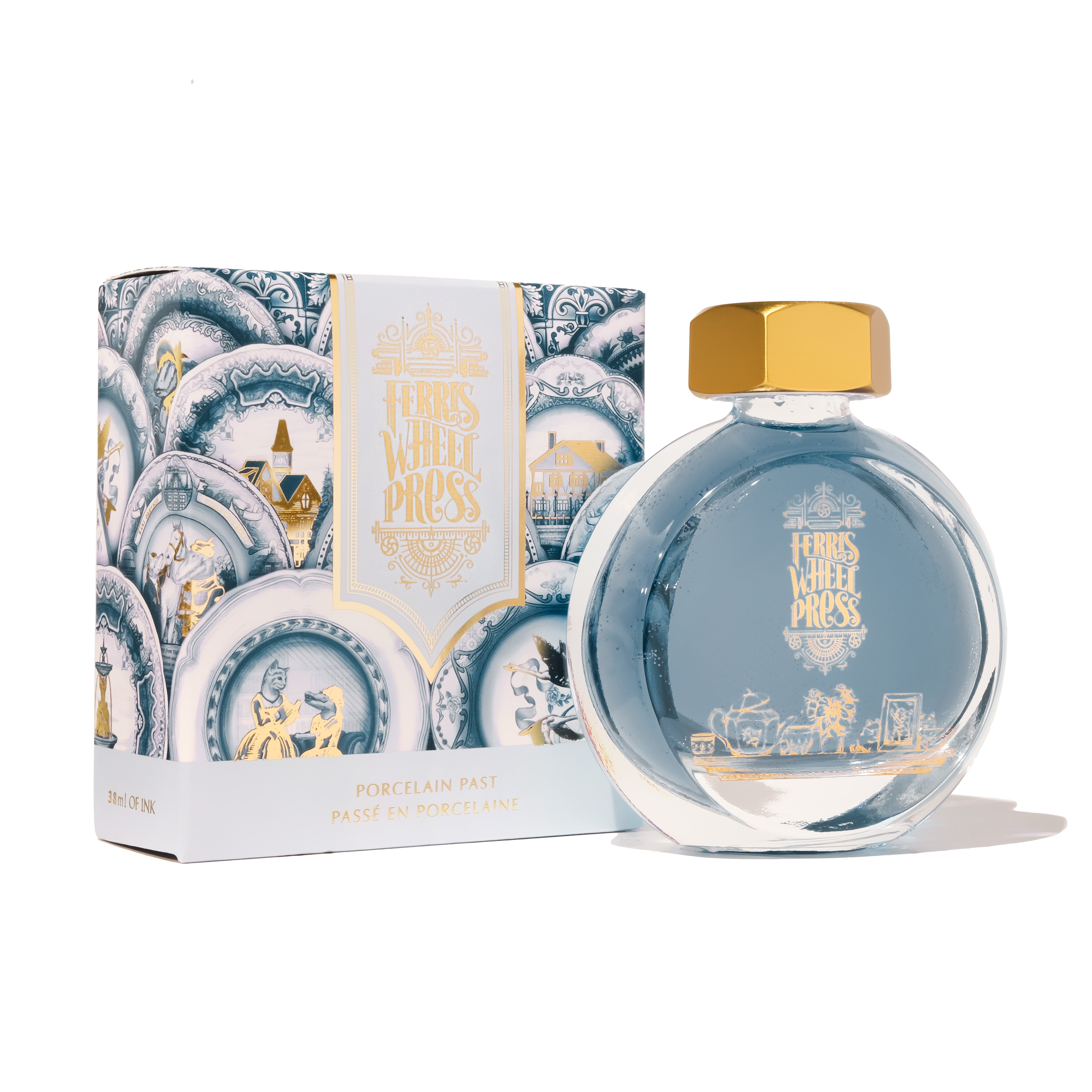 Porcelain Past Nimbus Blue Ink 38ml Ferris Wheel Press