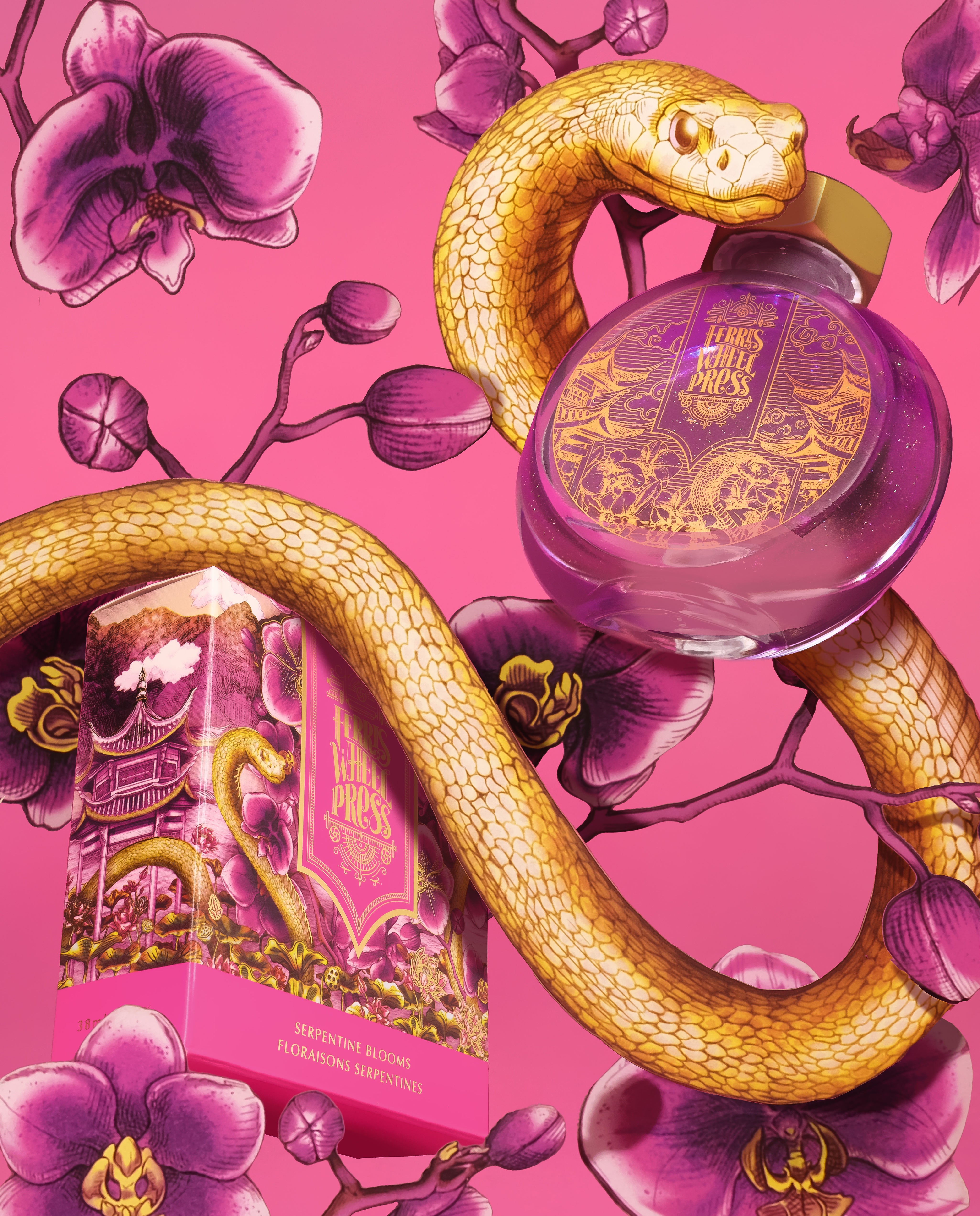 Ferris Wheel Press| Year of the Snake SPECIAL EDITION | Serpentine Blooms 38ml