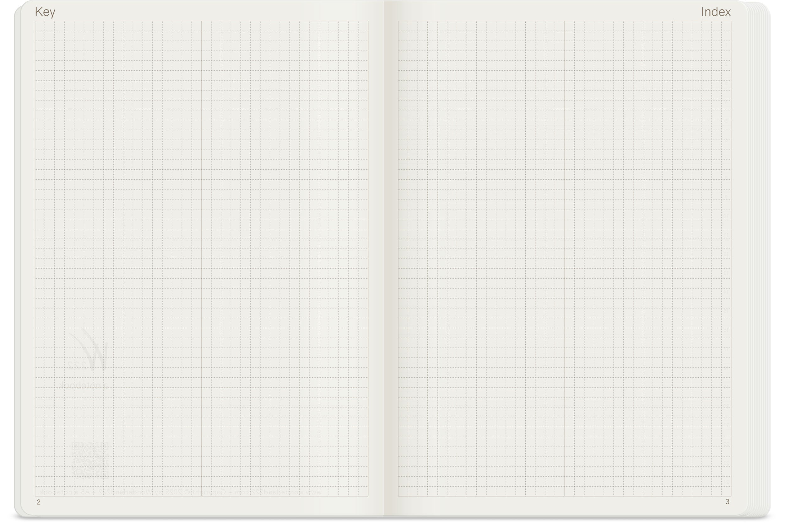 A5 Notebook | 2026 Edition | Grid | 192 – Wonderland222