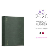 PRE-ORDER | 2026 A6 Weekly Planner | All-in-One | Stacked Weekends