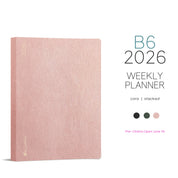PRE-ORDER | 2026 B6 Weekly Planner | Core | Stacked Weekends