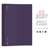 2027 A5 Weekly Planner | All-in-One | Unstacked Weekends