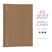 2027 A5 Weekly Planner | Core | Horizontal