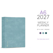 2027 A6 Weekly Planner | All-in-One | Stacked Weekends