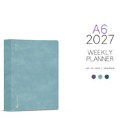 2027 A6 Weekly Planner | All-in-One | Stacked Weekends