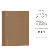 2027 B6 Weekly Planner | All-in-One | Unstacked Weekends