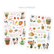 Cozy Cat PET Deco Stickers
