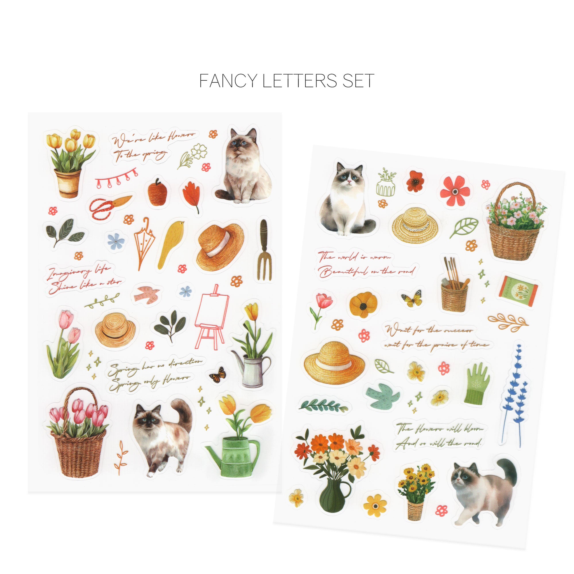 Cozy Cat PET Deco Stickers