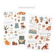 Cozy Cat PET Deco Stickers