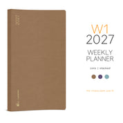 2027 W1 Weekly Planner | Core | Stacked Weekends
