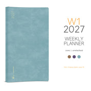 2027 W1 Weekly Planner | Core | Unstacked Weekends