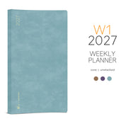 2027 W1 Weekly Planner | Core | Unstacked Weekends