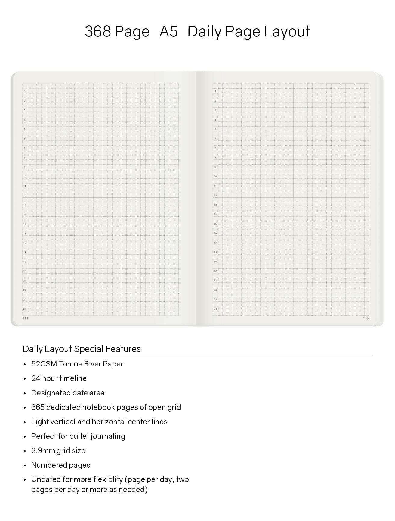 IMPERFECT | A5 Notebook (368 pages) - 2024 Edition