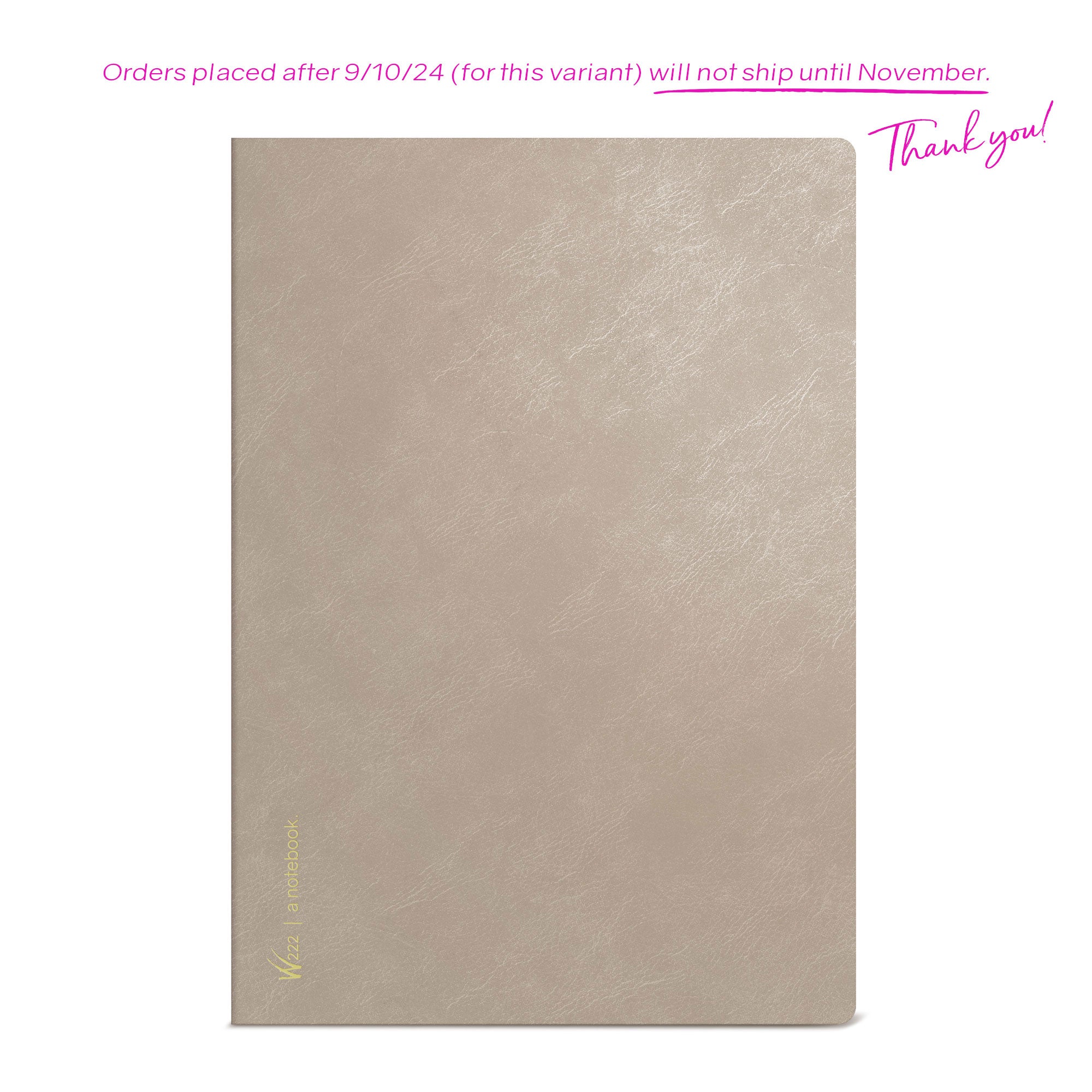 View Notebook 2025 A5 Notebook 2025 – 192 Pages | Tomoe River Paper | Wonderland 222
