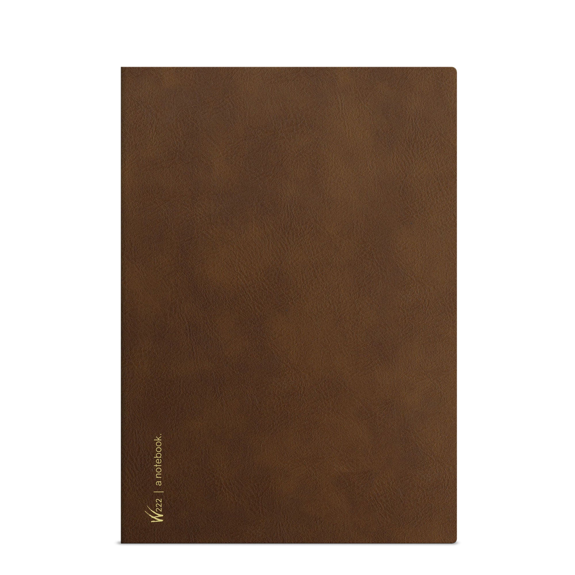 Wonderland 222 2026 A5 notebook in Sea otter brown