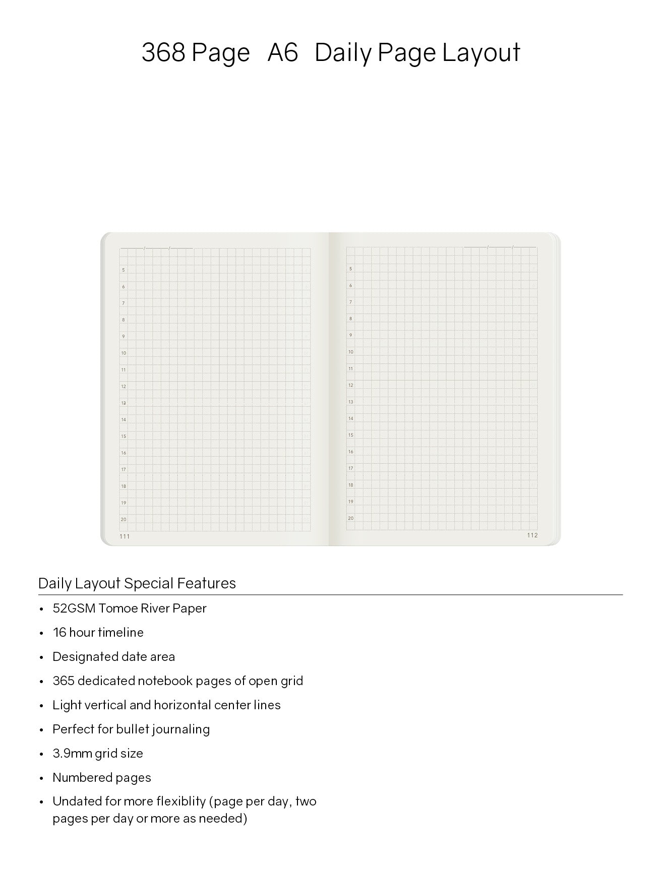 PRE-ORDER  A6 Notebook (368 pages) - Sanzen