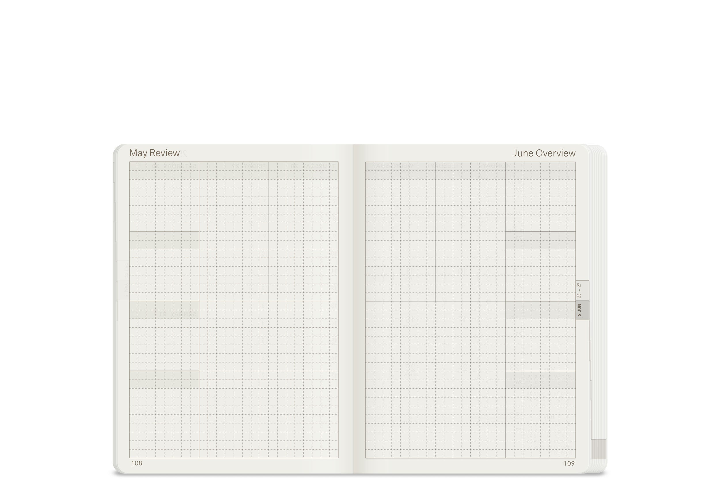 ユンホ2026センパ記念品「AGENDA26」 2026 A6 Planner - Stacked | Fountain Pen Friendly | Wonderland 222