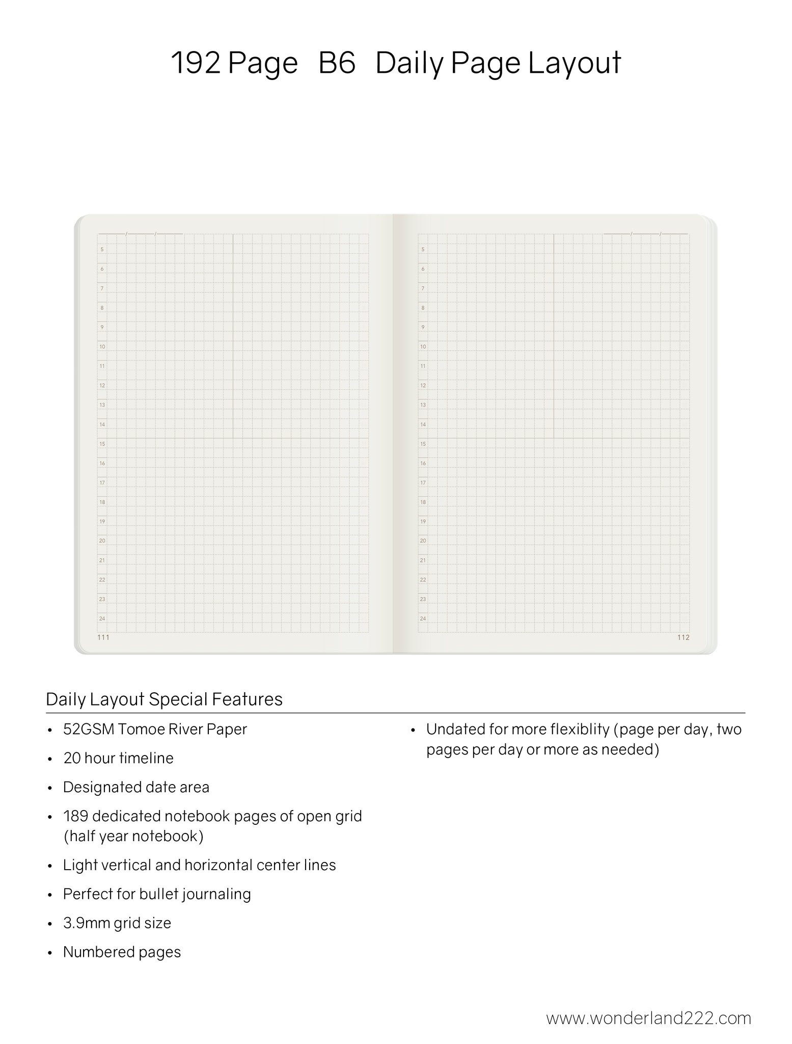 B6 Notebook (192 pages) - 2024 Edition