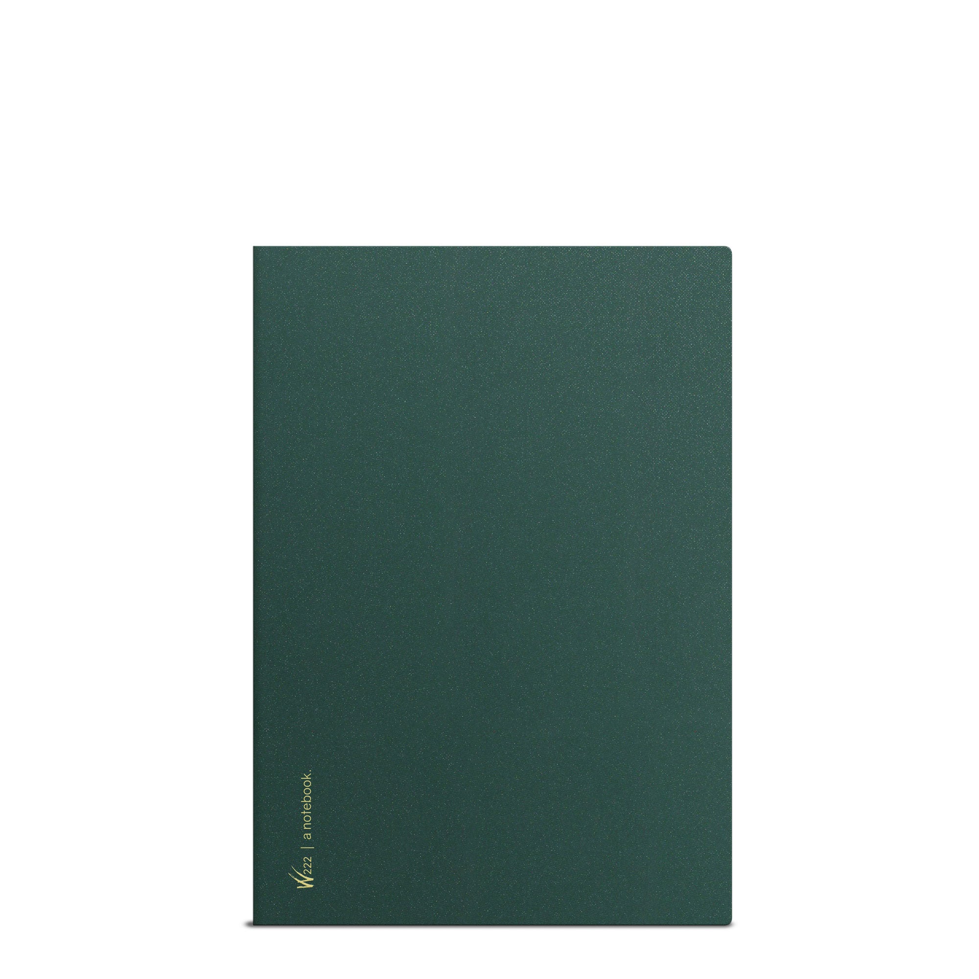 Wonderland 222 2026 B6 96-page notebook cover in shimmering pine 