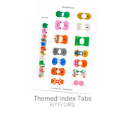 Cat Monthly Index Tabs by Wonderland 222