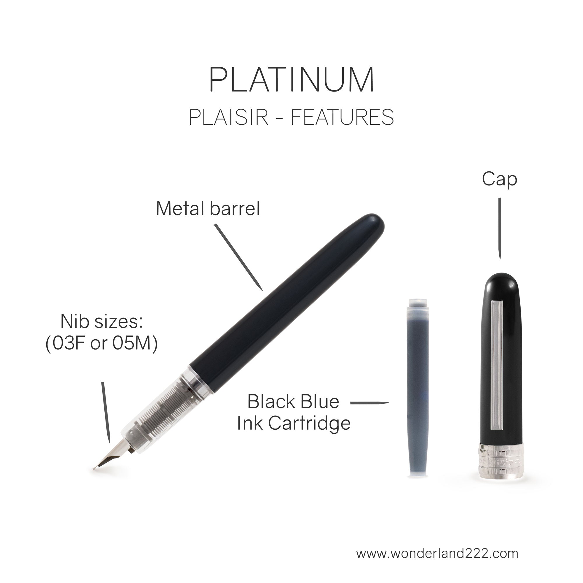 Platinum Fountain Pen | Plaisir