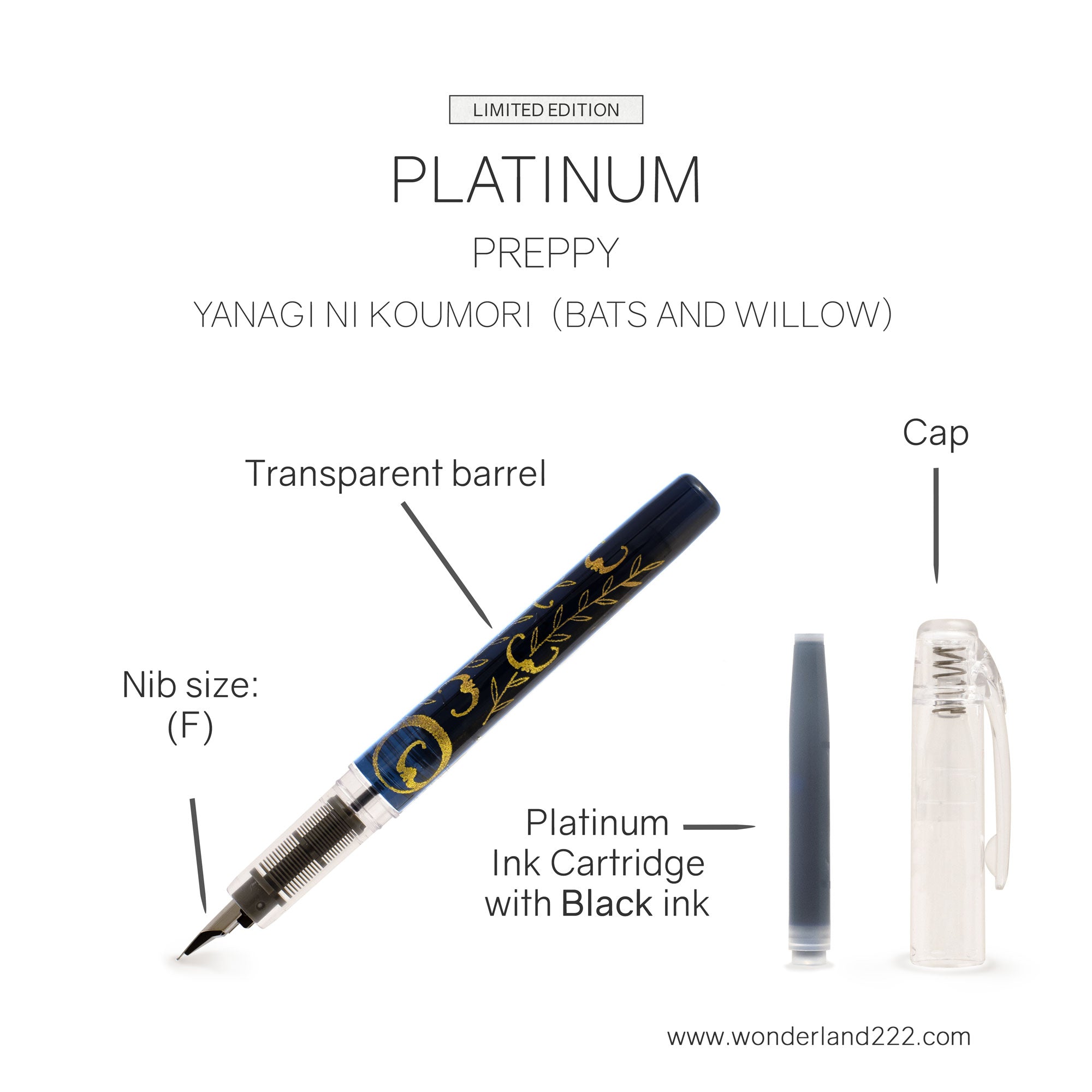 Platinum Cartucce confezione 2 pz - inchiostro Blu Nero - Vendita Platinum Cartucce confezione 2 pz - inchiostro Blu Nero - Vendita