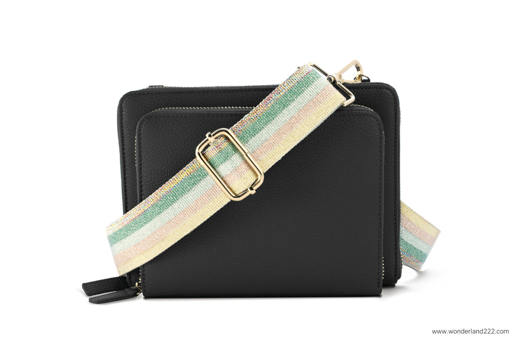 New Adjustable Bag Strap Bag Part Accessories for Handbags Leather Belt  Wide Rainbow Shoulder Strap Replacement