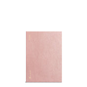 Wonderland 222 2026 A6 planner in Alpen Glow Pink  with textured cover and gold 2026 foil detail