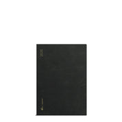 Wonderland 222 2026 A6 planner in Midnight sky black with textured cover and gold 2026 foil detail