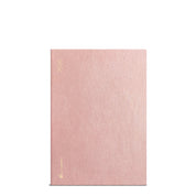 Wonderland 222 2026 A6 weekly planner cover in Alpen Glow pink with gold foil “2026” and minimalist textured cover.