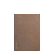 B6 notebook from Wonderland 222 with Perfect Pinecone textured cover, minimalist writing notebook.