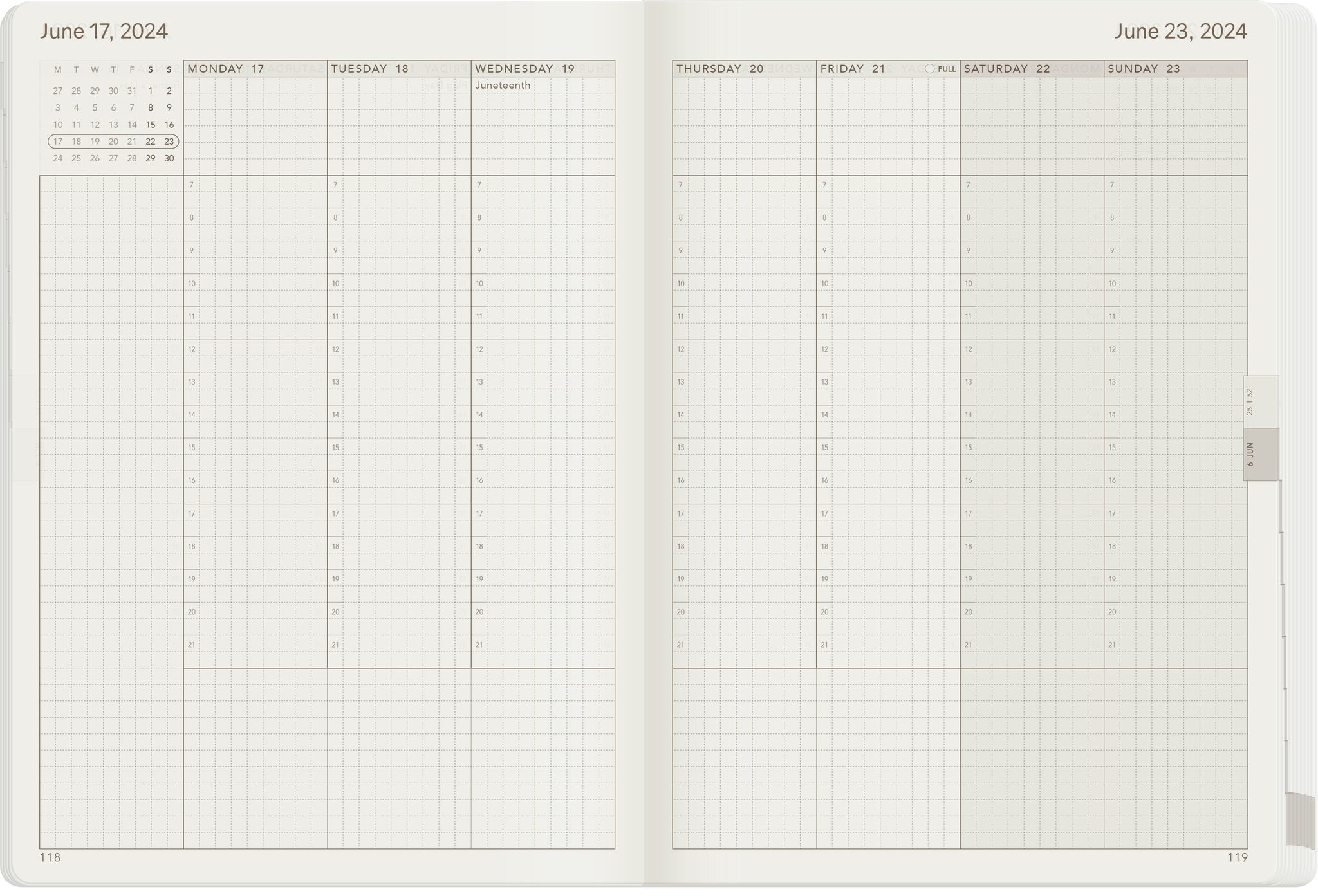 PRE-ORDER 2024 A5 Weekly Planner - 52gsm Tomoe River Paper (All in One Unstacked)